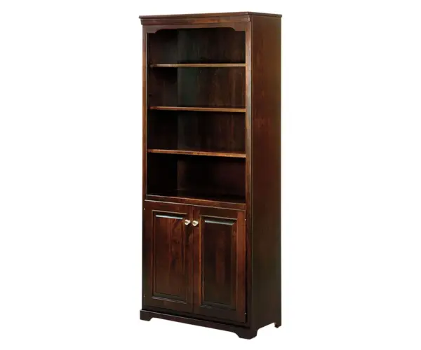 Kingston 72" Bookcase with Bottom Doors