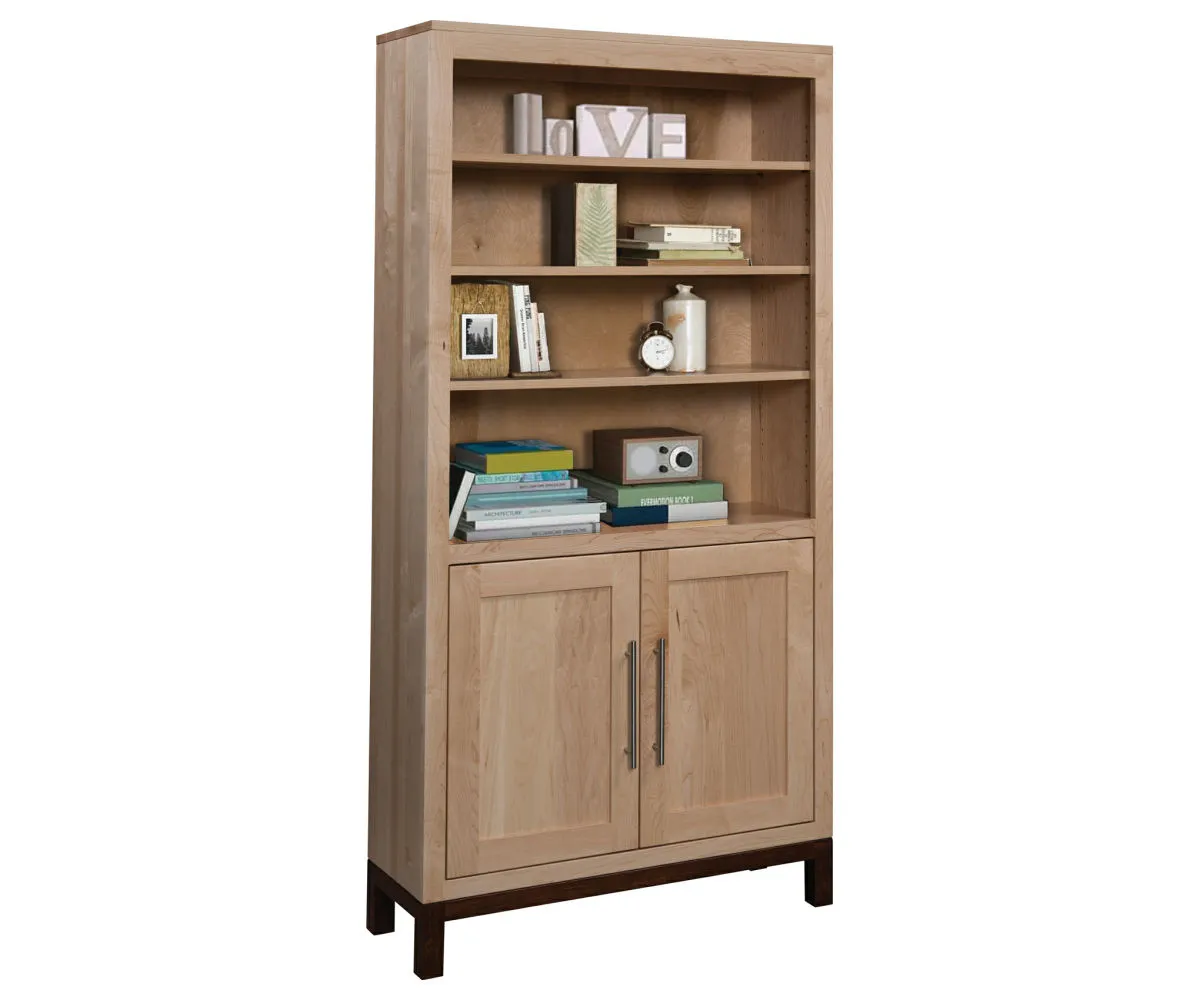 Vienna Bookcase with Doors - 72"H