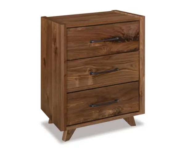 Yukon 3 Drawer Nightstand