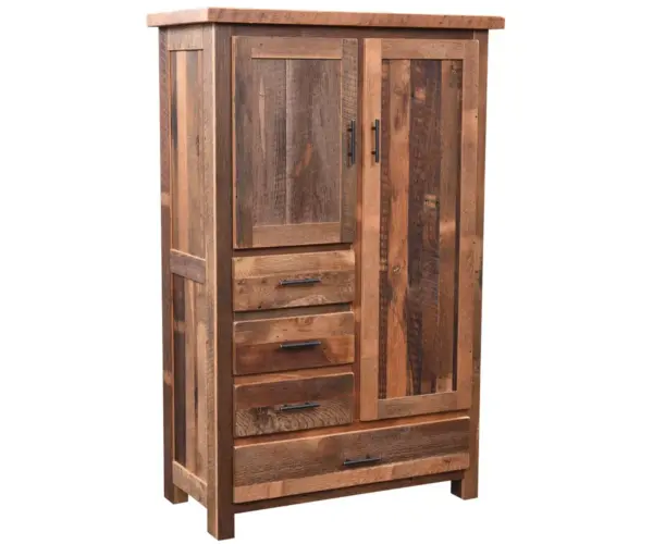 Farmhouse 4 Drawer Armoire