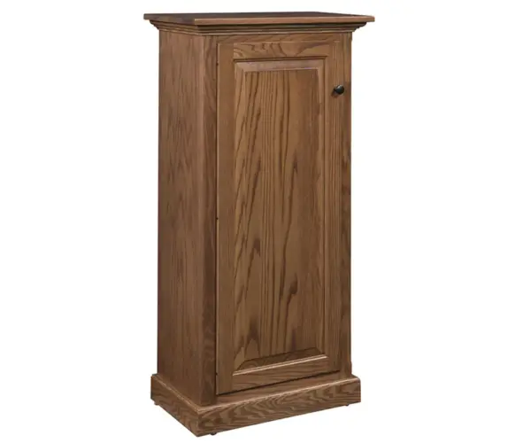Traditional Single Door Bookcase - 48"H