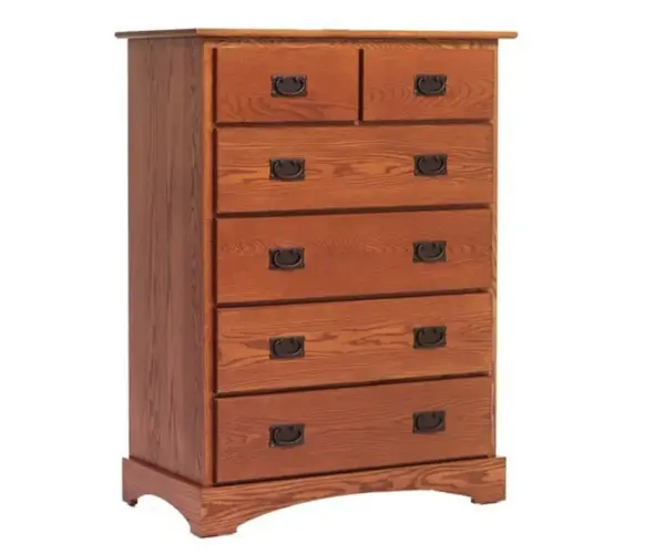 Old English Mission Chest of Drawers