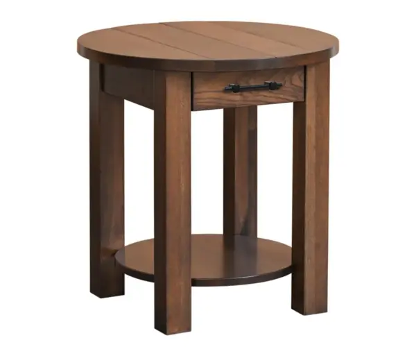 Barn Loft Round End Table