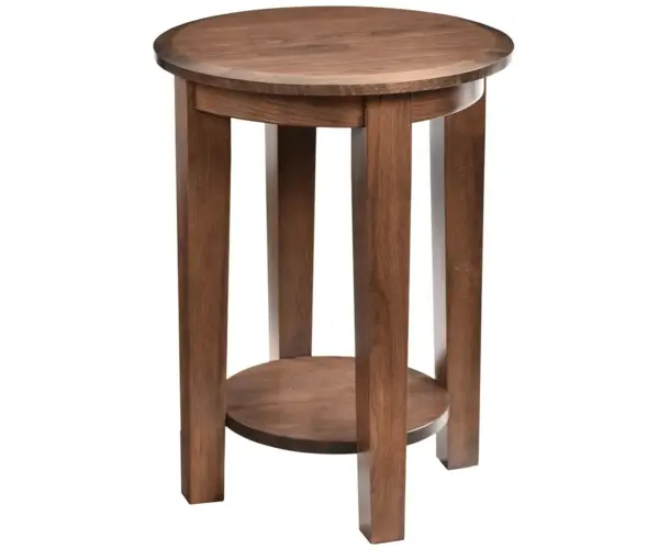 Deluxe Shaker Round End Table - 18"