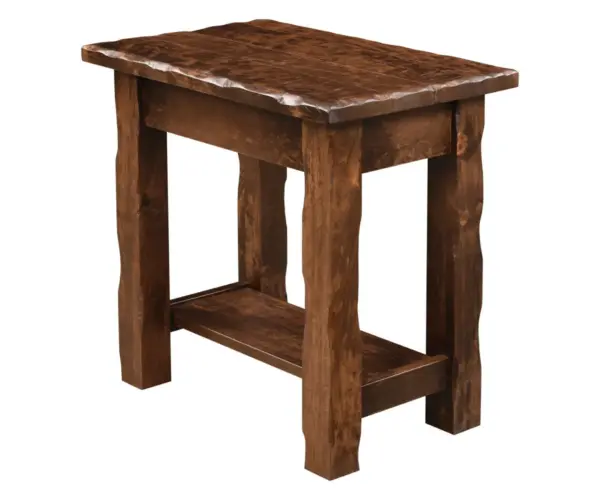Hand Hewn Chair Side Table