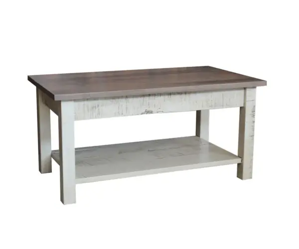 Painted Buckeye Coffee Table