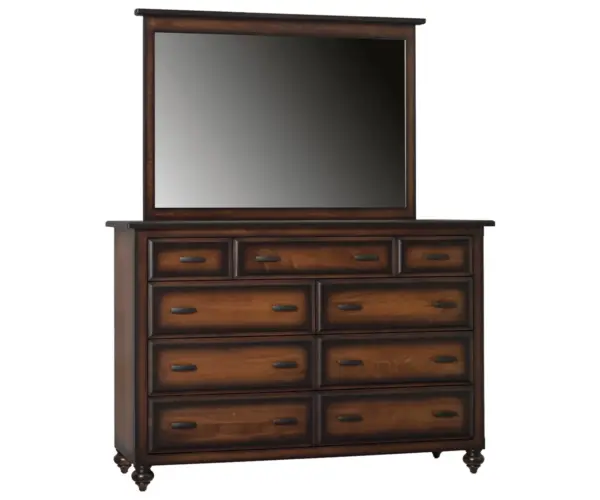 McCallister Mule Chest Dresser and Mirror