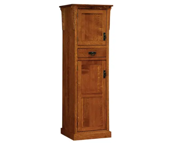 Mission Pantry With Shelves - 24"W