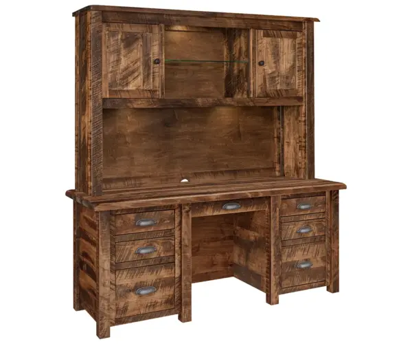 El Paso Double Pedestal Desk
