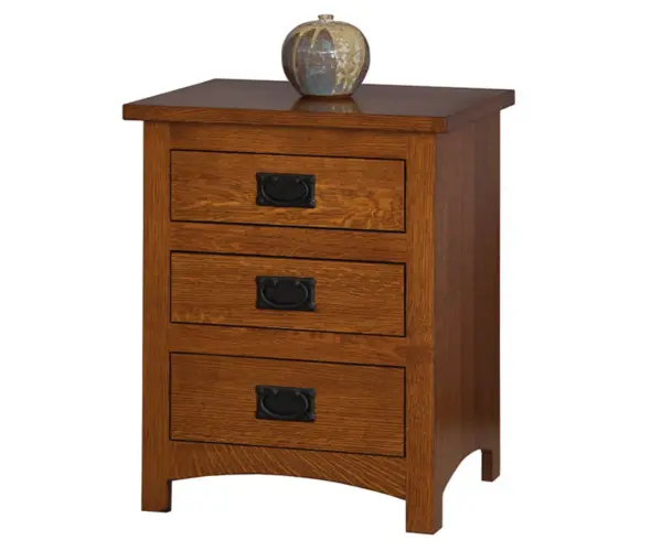 Michaels Mission 3 Drawer Nightstand