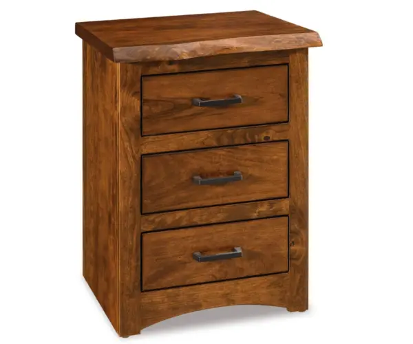 Live Wood 3 Drawer Nightstand