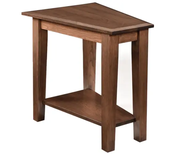 Deluxe Shaker Wedge End Table