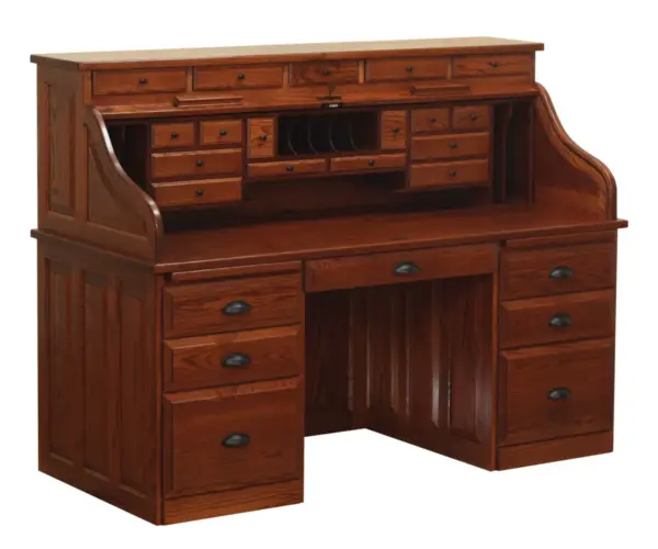 68" Traditional Rolltop Desk