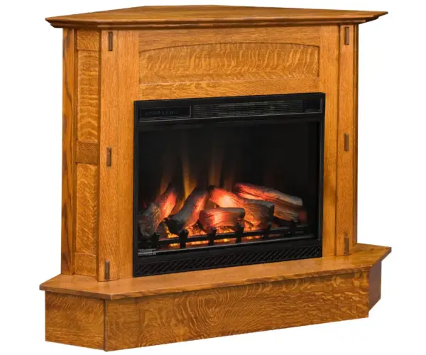 Modesto Corner Fireplace