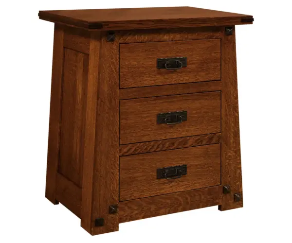 Encada 3 Drawer Nightstand