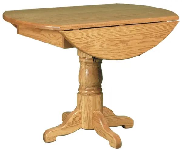 Country Pedestal Drop Leaf - Round