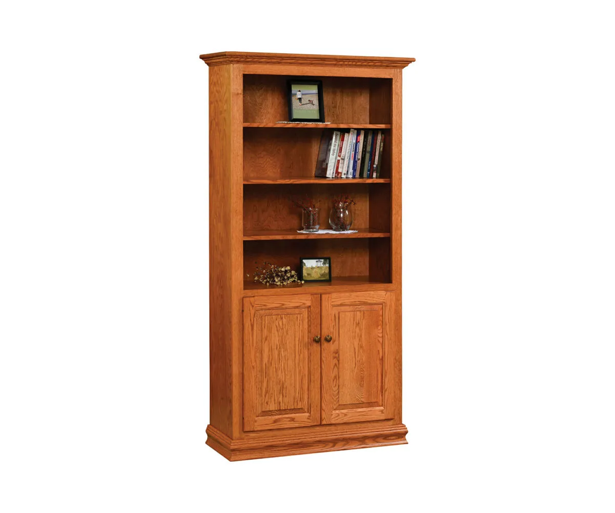 Traditional Bookcase with Doors