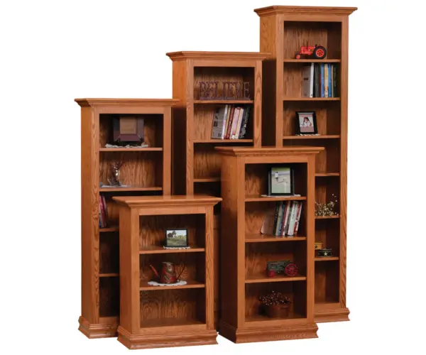 Traditional Open Bookcases