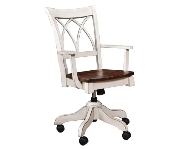 Double X Back Gas Lift Desk Chair