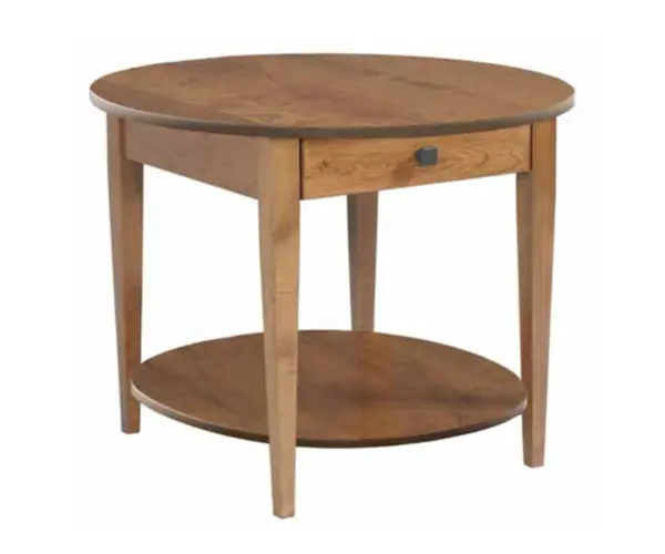 Woodland Shaker Round End Table