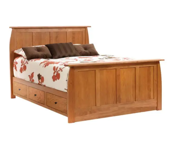 Bordeaux Panel Bed With Drawer Units Raised 2"