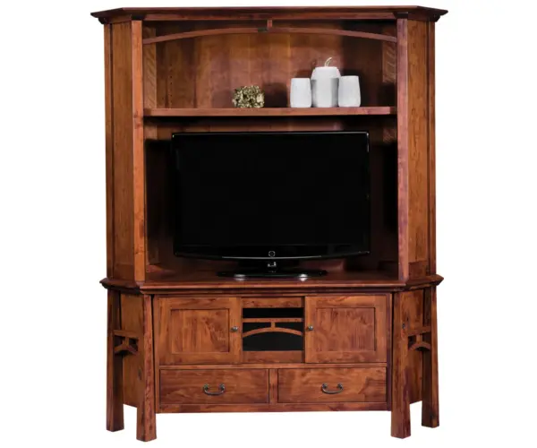 Artesa 2 Piece Media Corner Console with Hutch