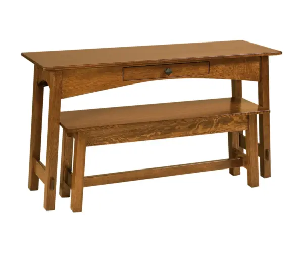 McCoy Open Nesting Sofa Table And Bench