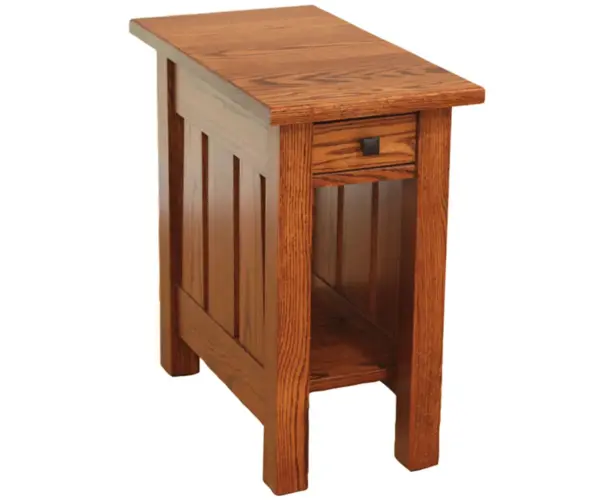 Canted Mission End Table - 13"W