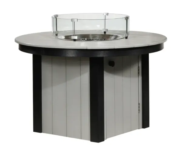 Lina 48" Round Fire Pit Patio Height - 30"H