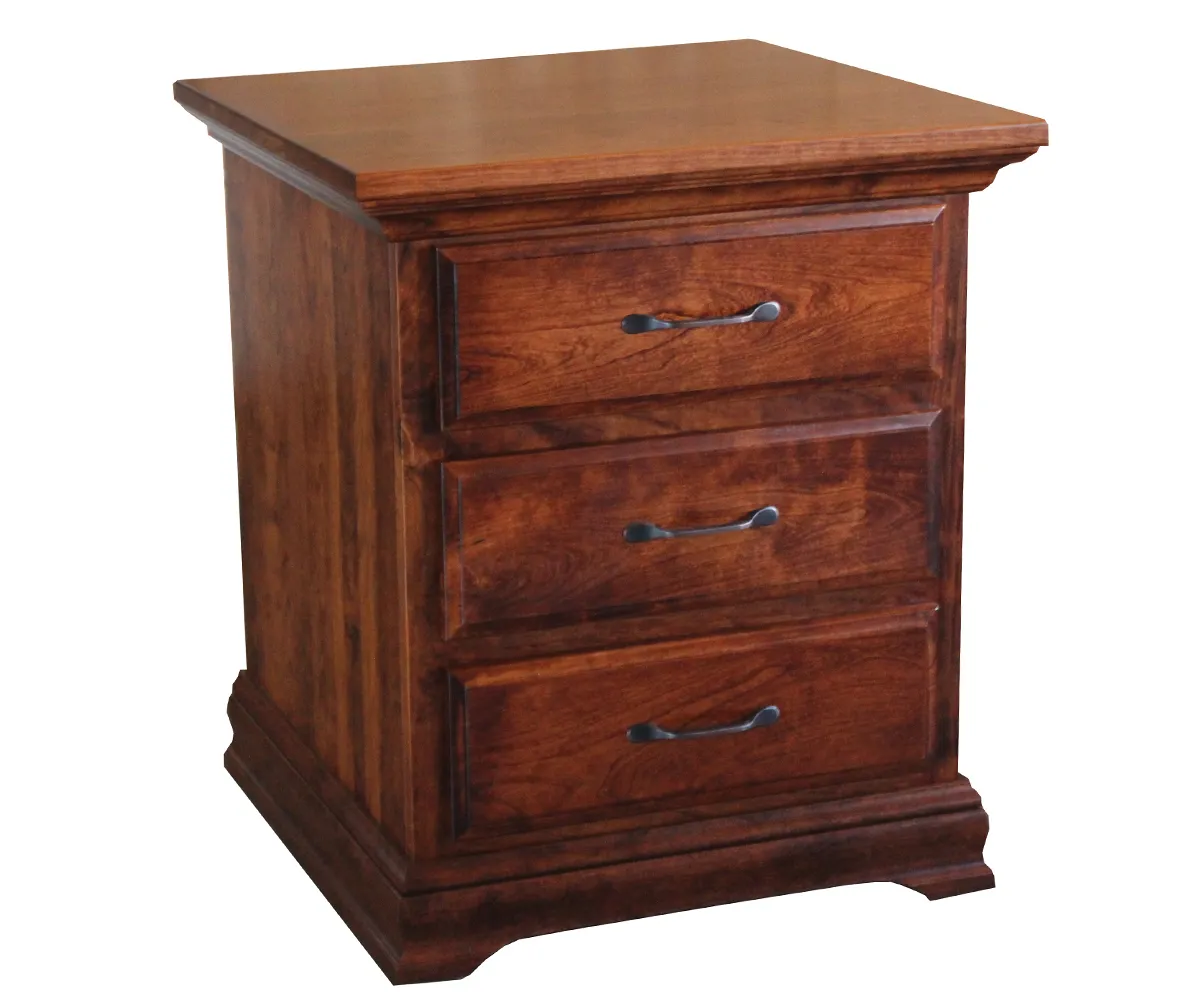 Hidden Treasures 3 Drawer Nightstand