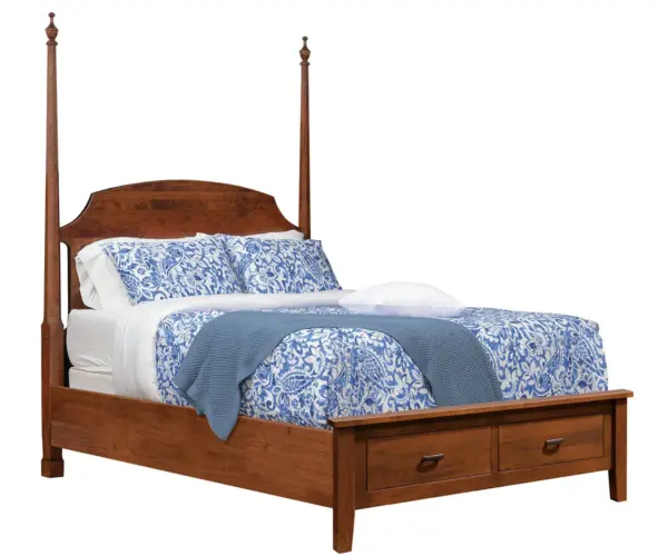 Williamsburg Bed With Footboard Storage