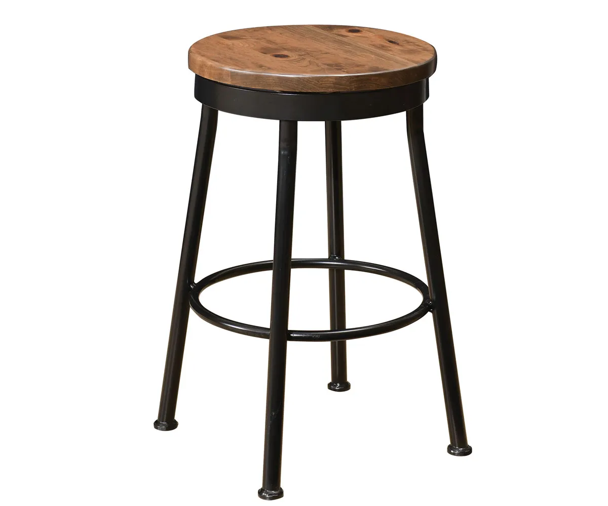 Metal Base 24" Swivel Barstool