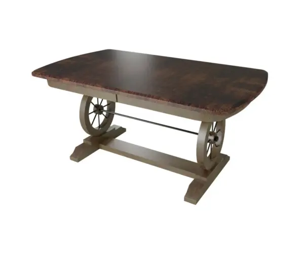 Conestoga Double Pedestal Table