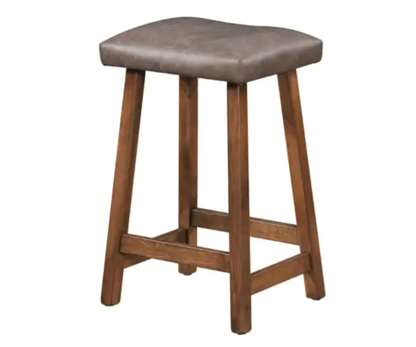 Lotus Barstool - Leather Seat