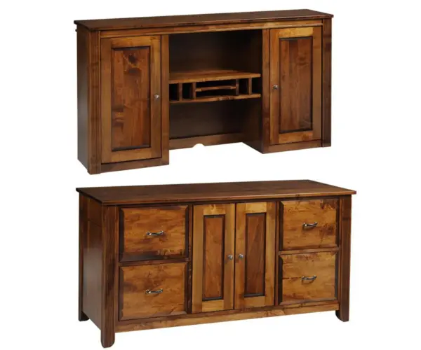 Arlington Modular 60" Credenza With Hutch