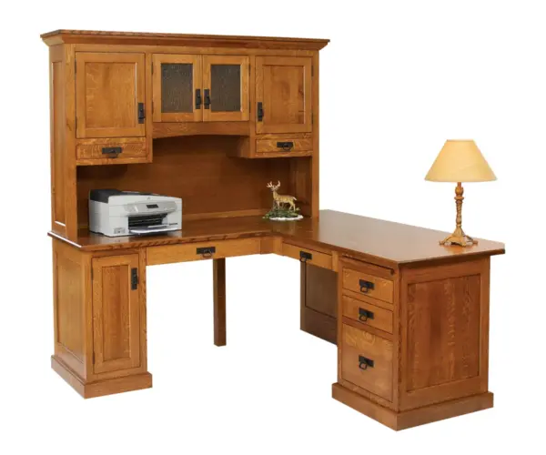 Homestead Corner Desk & Hutch