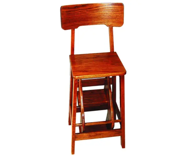 Step Stool with Back