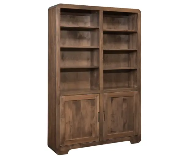 Europa Bookcase With Doors - 48"W