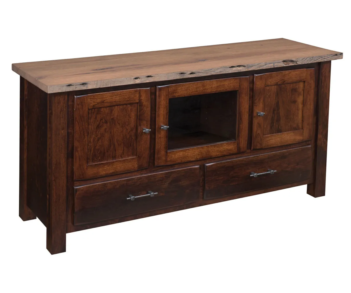 Reclaimed Barn Wood TV Stand - 60"W
