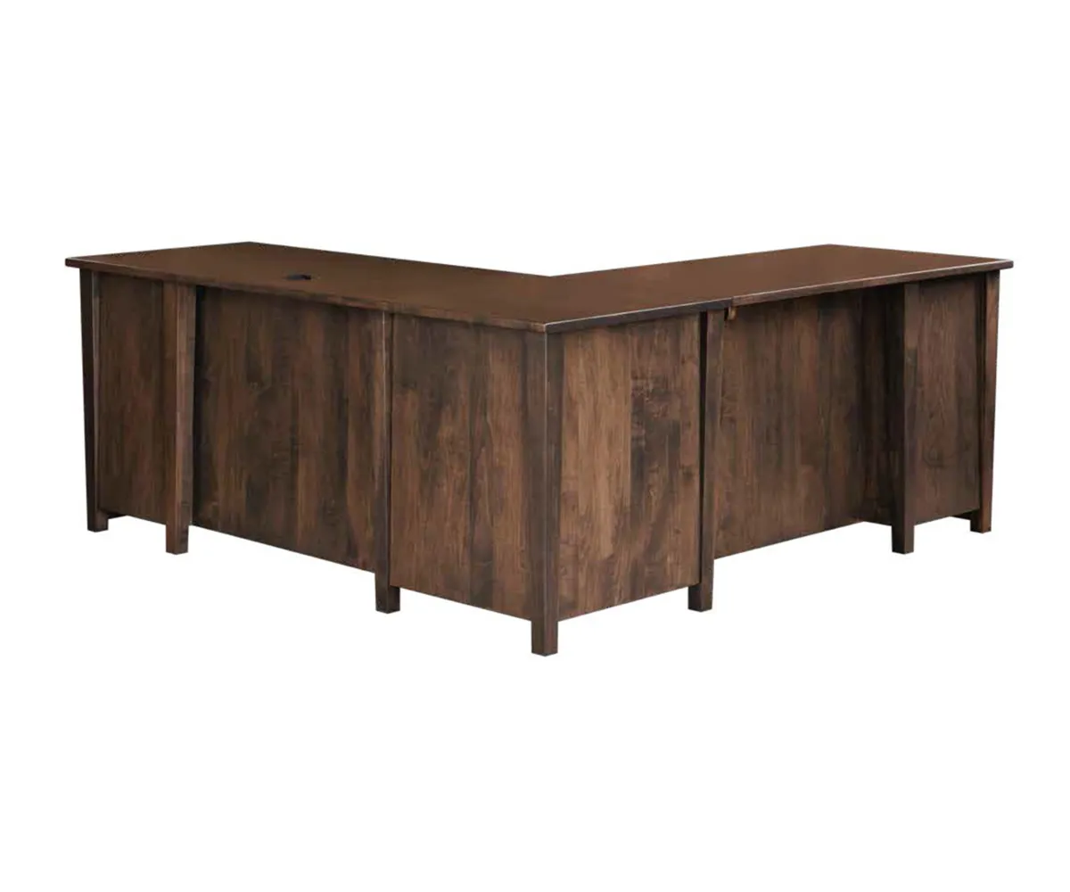 Woodland Shaker L-Desk With Hutch - Image 2