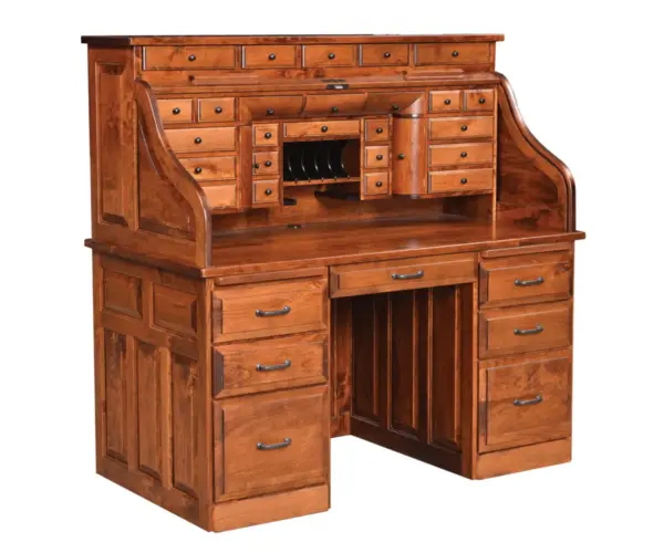 56" Traditional Deluxe Rolltop Desk