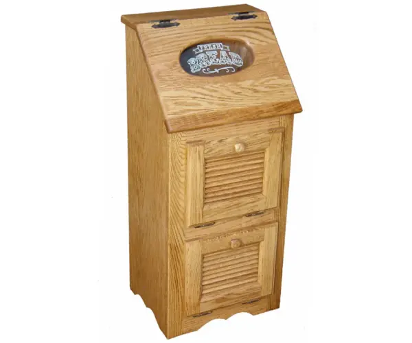 Veggie Bin with Louver Doors