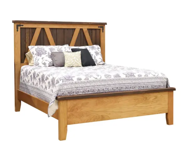 Farmhouse Heritage Bed - Reclaimed Panels