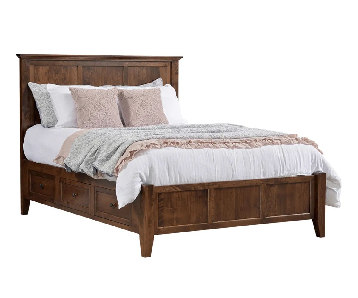 Albany Panel Bed with Drawer Units