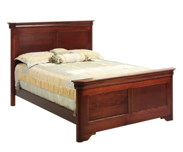 Louis Phillipe Panel Bed