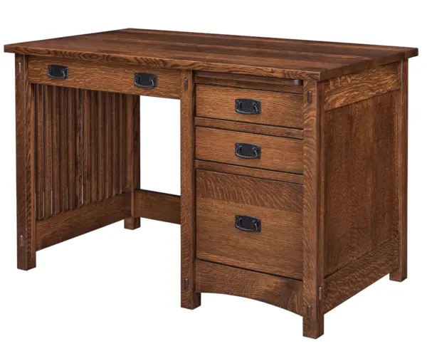 Signature Mission Single Pedestal Desk