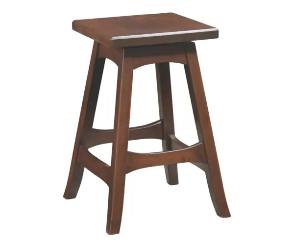 Weston 24" Swivel Bar Stool with Square Seat