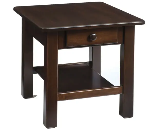 Contemporary End Table - 22"W