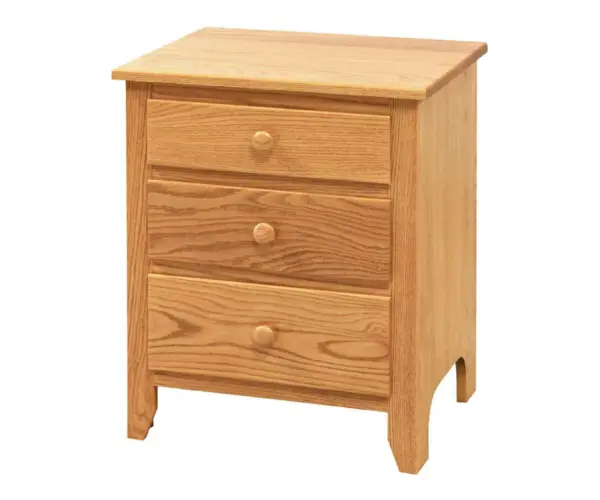 Scenic Shaker 3 Drawer Nightstand