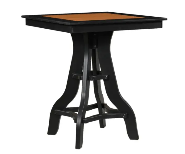 36" Square Patio Border Table - 42"H